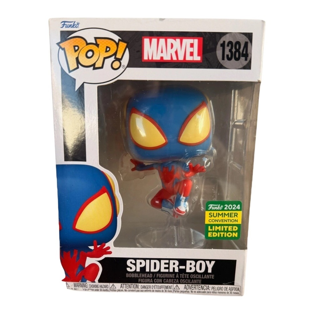 Funko POP! Marvel: Spider-Boy Summer Convention Limited Edition Bobblehead #1384
